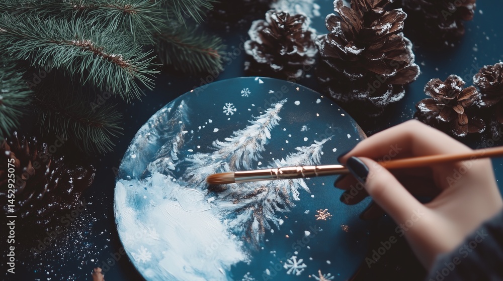 Cozy Winter Art Supplies