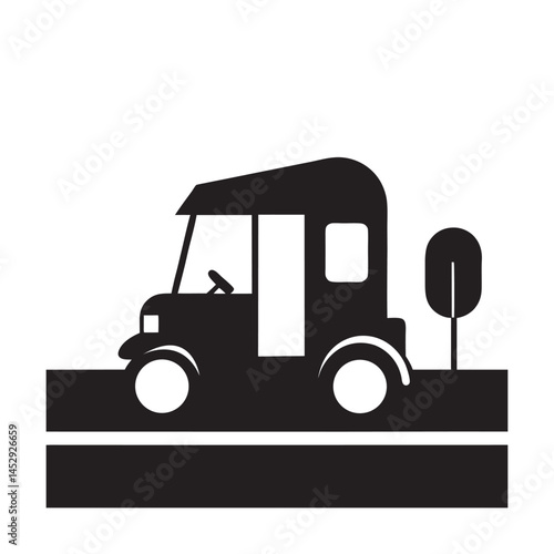 Tuk Tuk Vehicle Silhouette Street Ride