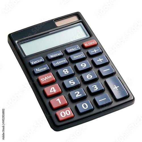 Calculator With Large Display  isolated on a transparent background