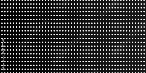 Black metal texture steel background. Perforated sheet metal. vector