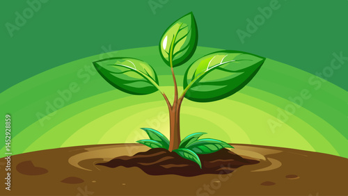 From humble soil, it dares to rise,
A promise reaching toward the skies.
Delicate roots, courageously found,
In silent strength, it breaks the ground.