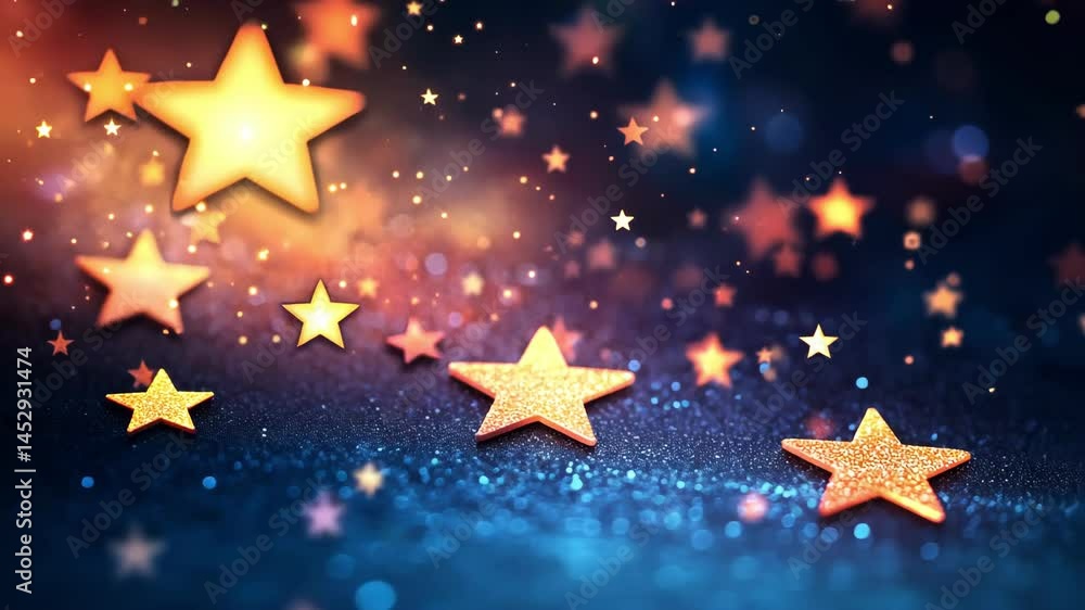 Sparkling background with glitter and shining stars Sparkling background with glitter and shining stars