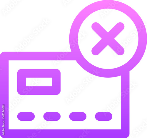 credit card illustration on a white background     