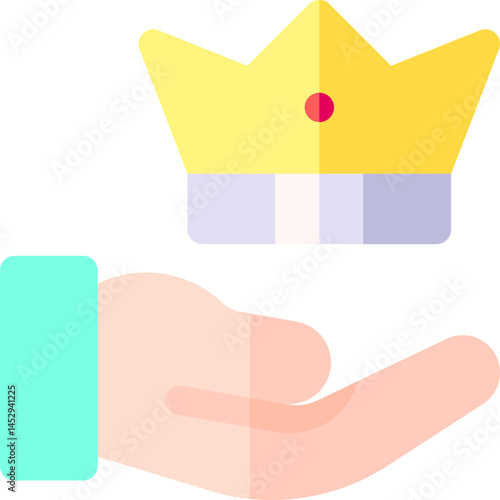 crown illustration on a white background    