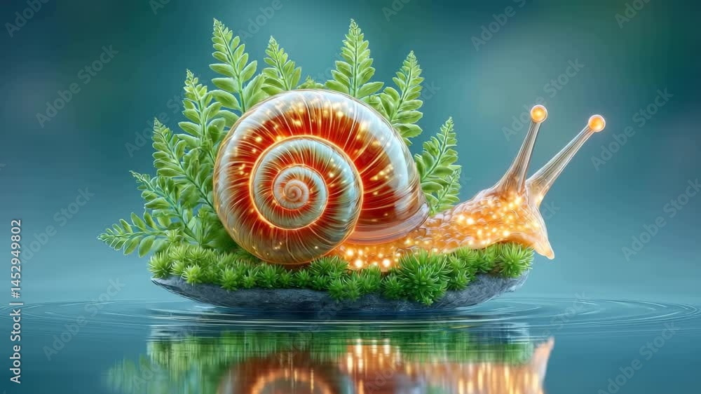 Macro shots of nature movements highlight snail antenna motion, damp surface detail captured by macro shots of nature movements, mindful exploration seen in macro shots of nature movements