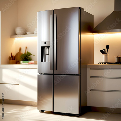 modern kitchen interior with kitchen counter
