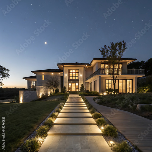 Wallpaper Mural house on the road Torontodigital.ca