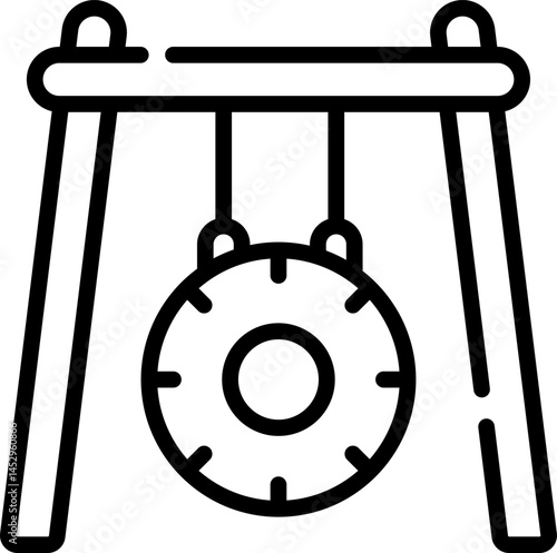 tyre illustration on a white background     