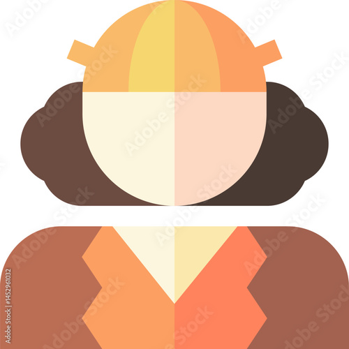 vagrant illustration on a white background     
