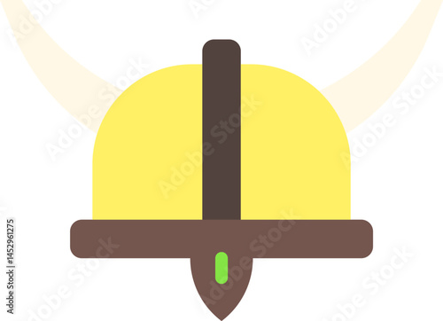 viking helmet illustration on a white background     