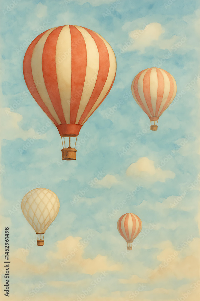 Fototapeta premium hot air balloon