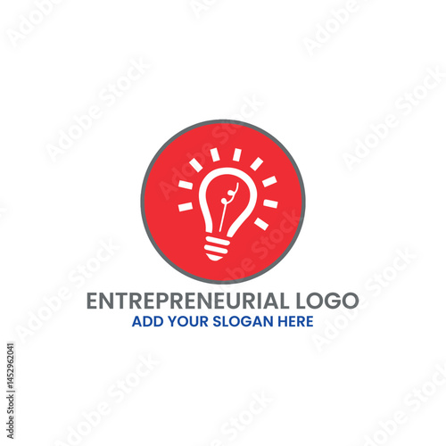 entrepreneurial logo design vector