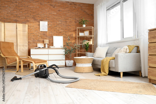 Interior of living room wit...