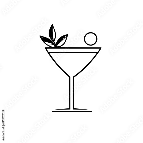 Refined Cocktail Logo Blending Corporate Sophistication with Playful Elegance Through Minimalist Elements and Subtle Colors