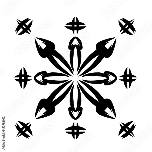 Abstract monochrome simplicity offering a blank canvas for creative projects