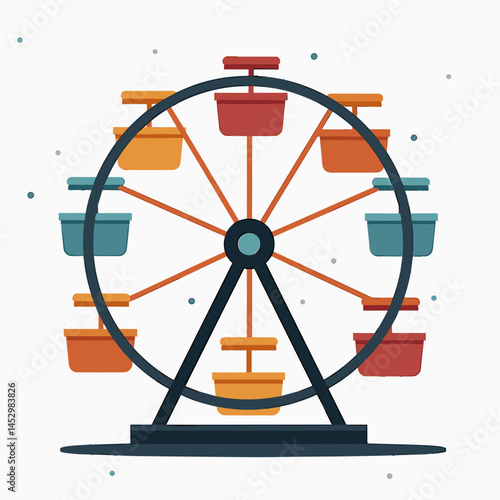 colorful wheel of fortune with pots of gold