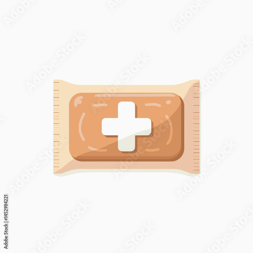 candy bar with medical cross emblem  healthcare themed snack