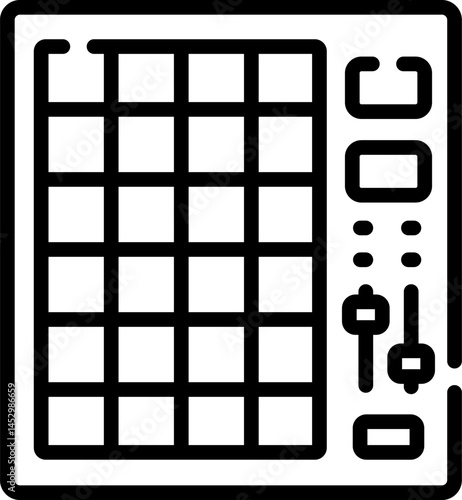 launchpad illustration on a white background    