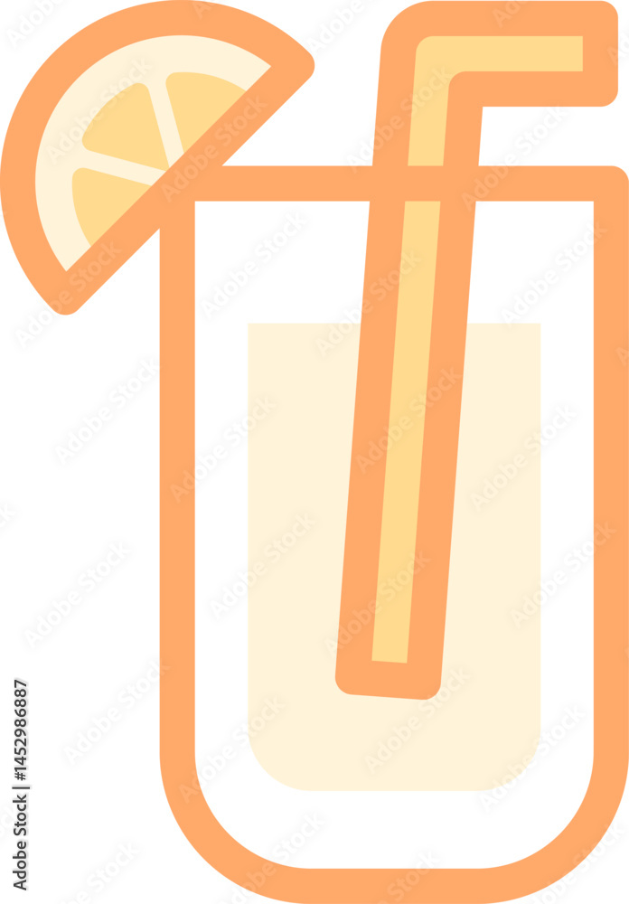 Obraz premium lemonade illustration on a white background