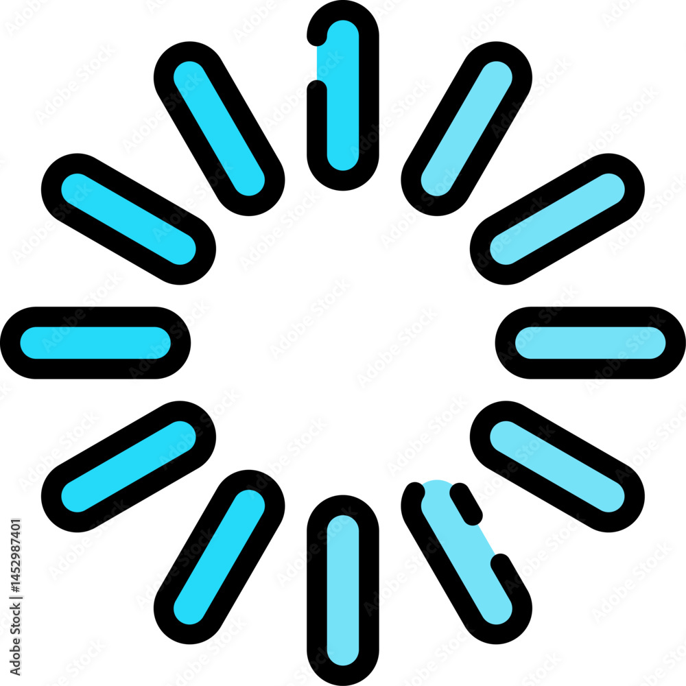 loading illustration on a white background loading illustration on a white background
