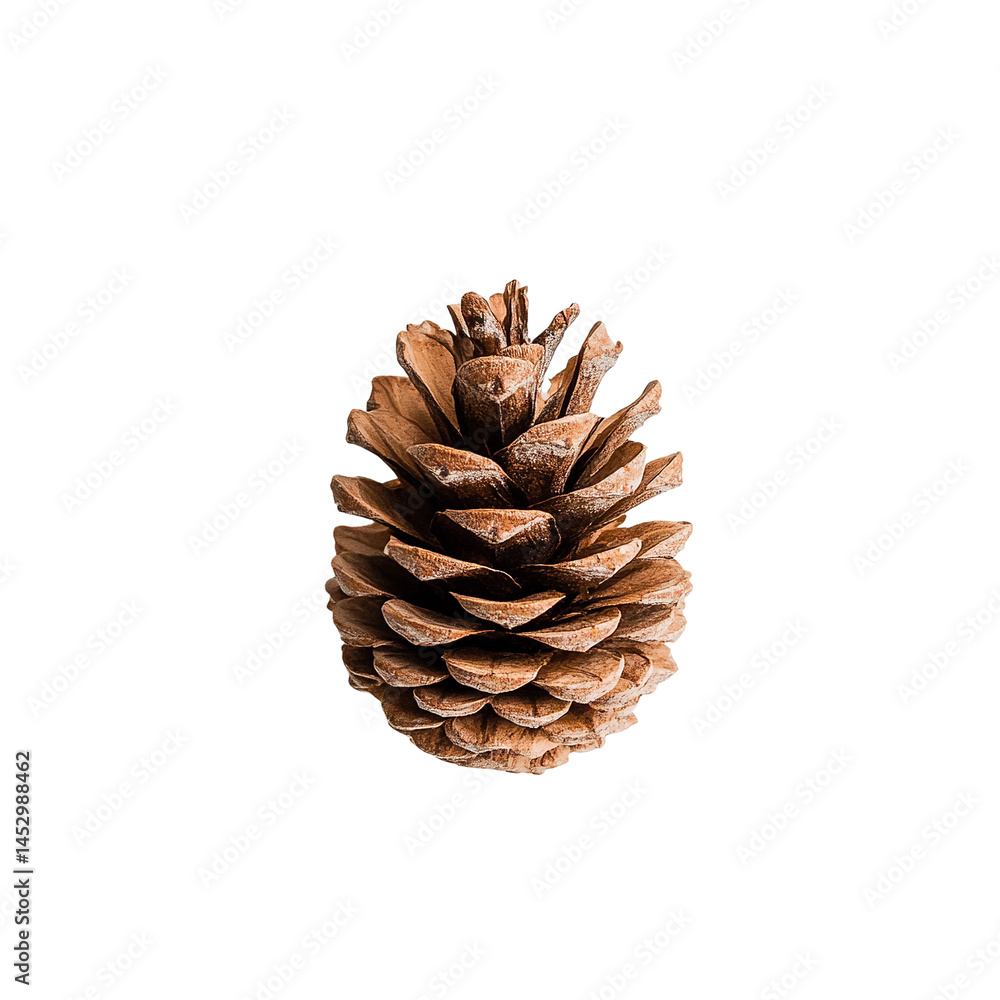 The Natural Elegance of a Pine Cone: Close-up capture of a solitary, intricately textured pine cone, exhibiting its natural brown hues and unique scale formation. The Natural Elegance of a Pine Cone: Close-up capture of a solitary, intricately textured pine cone, exhibiting its natural brown hues and unique scale formation.