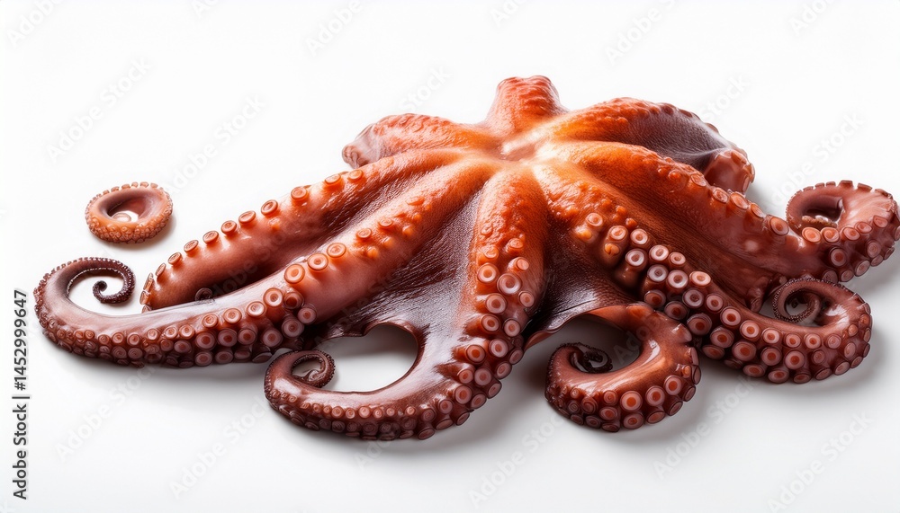 octopus on a white background fish products for restaurants and markets octopus on a white background fish products for restaurants and markets