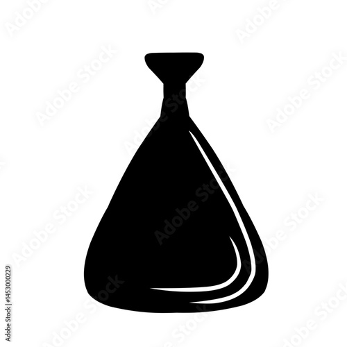 Minimalist nose illustration against stark black backdrop capturing elegant simplicity