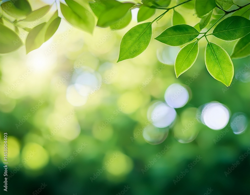 green leaf blurred background with beautiful bokeh and copy space for text green leaf blurred background with beautiful bokeh and copy space for text