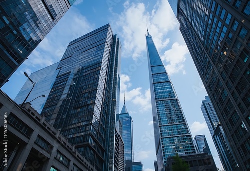 Wallpaper Mural Business skyscrapers in the Financial District, Toronto Downtown. Torontodigital.ca