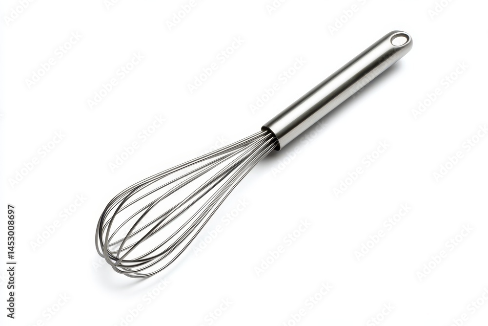 Metal whisk isolated on white background Metal whisk isolated on white background