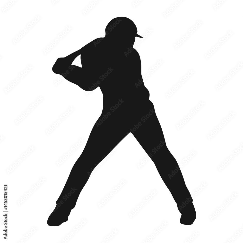 baseball player silhouette baseball player silhouette