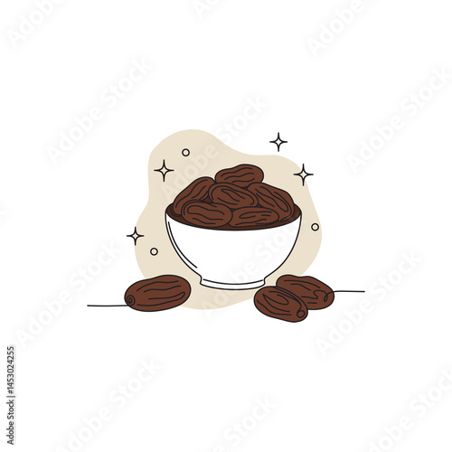 Sweet dates in a bowl a delightful treat perfect for any occasion enjoy the natural sweetness
