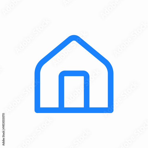 home house building icon sign vector