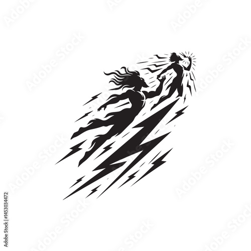 Zeus's Lightning Bolt Vector (12).eps