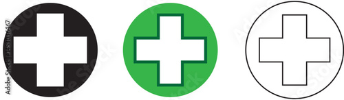 plus sign healthcare vector - medical symbol
