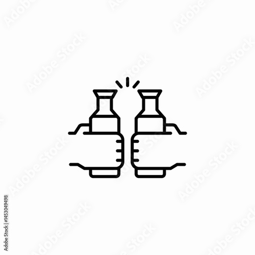 alcohol drink icon sign vector