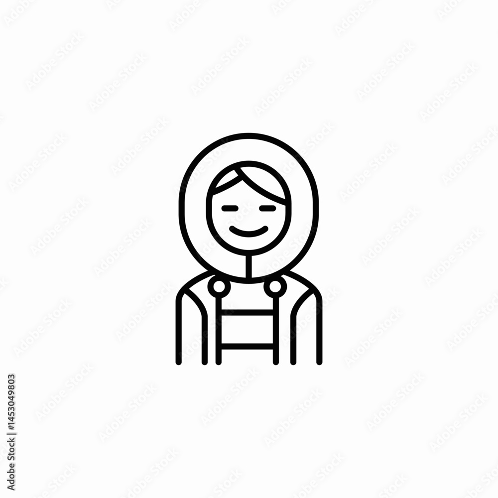 arctic person icon sign vector arctic person icon sign vector