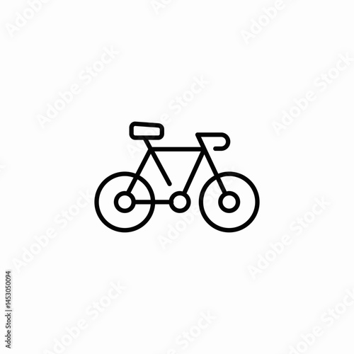 bicycle transport icon sign vector