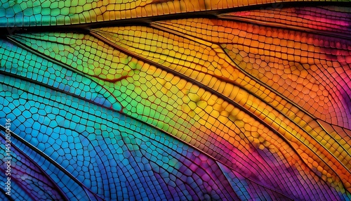 Wallpaper Mural rainbow color dragonfly wings background dragonfly wing close up dragonfly wing close up texture Torontodigital.ca
