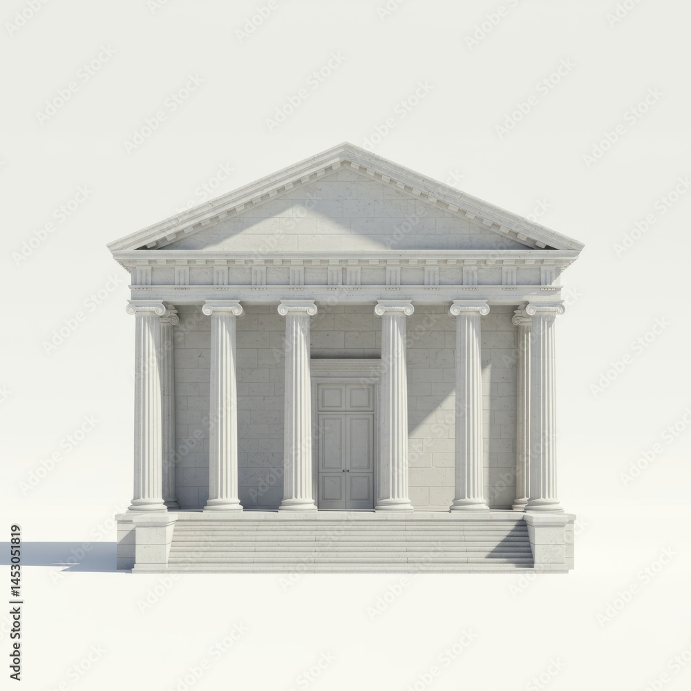 Obraz premium house on a white background