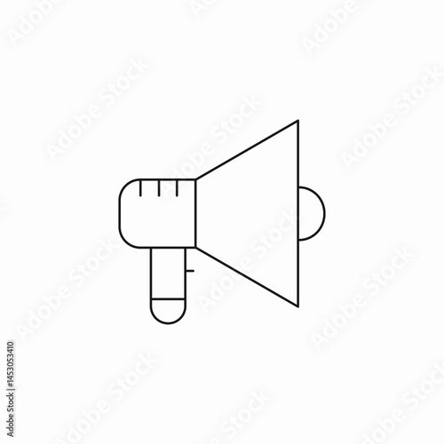 loud speaker icon sign vector