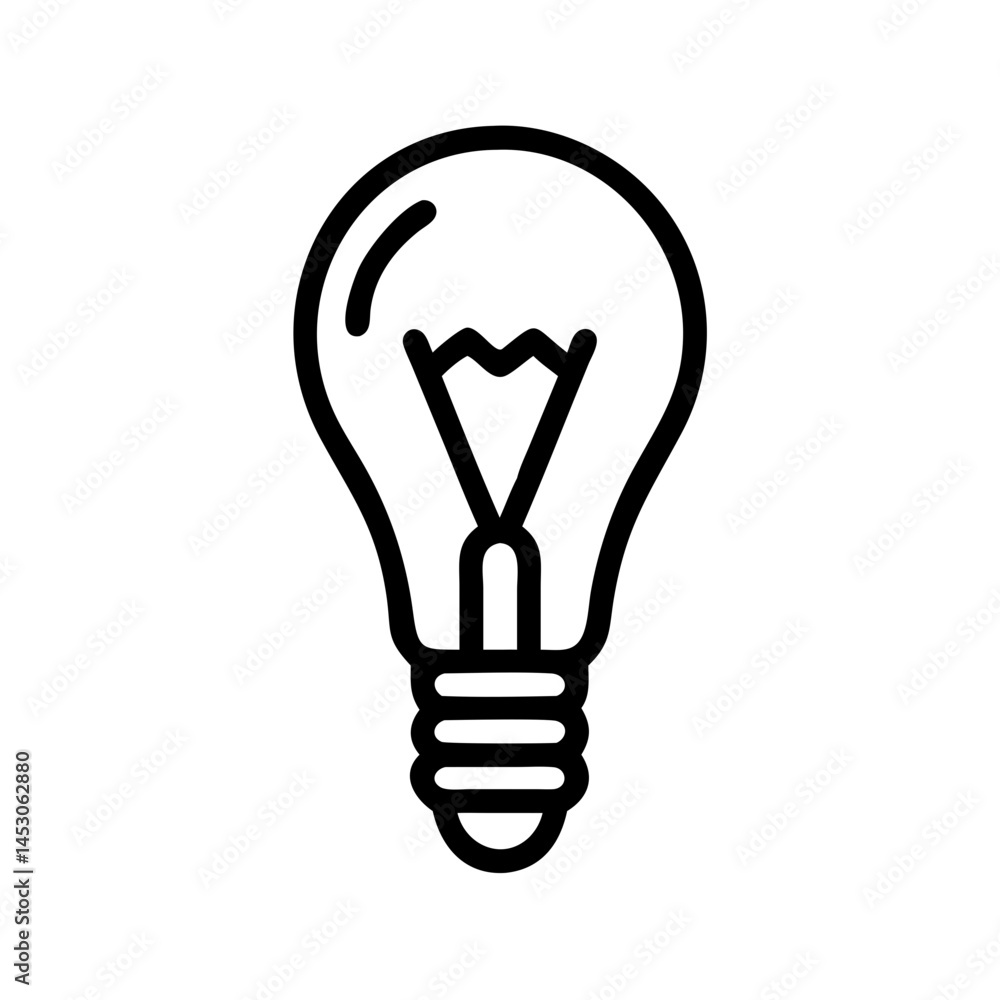 Icon of a Light Bulb Icon of a Light Bulb