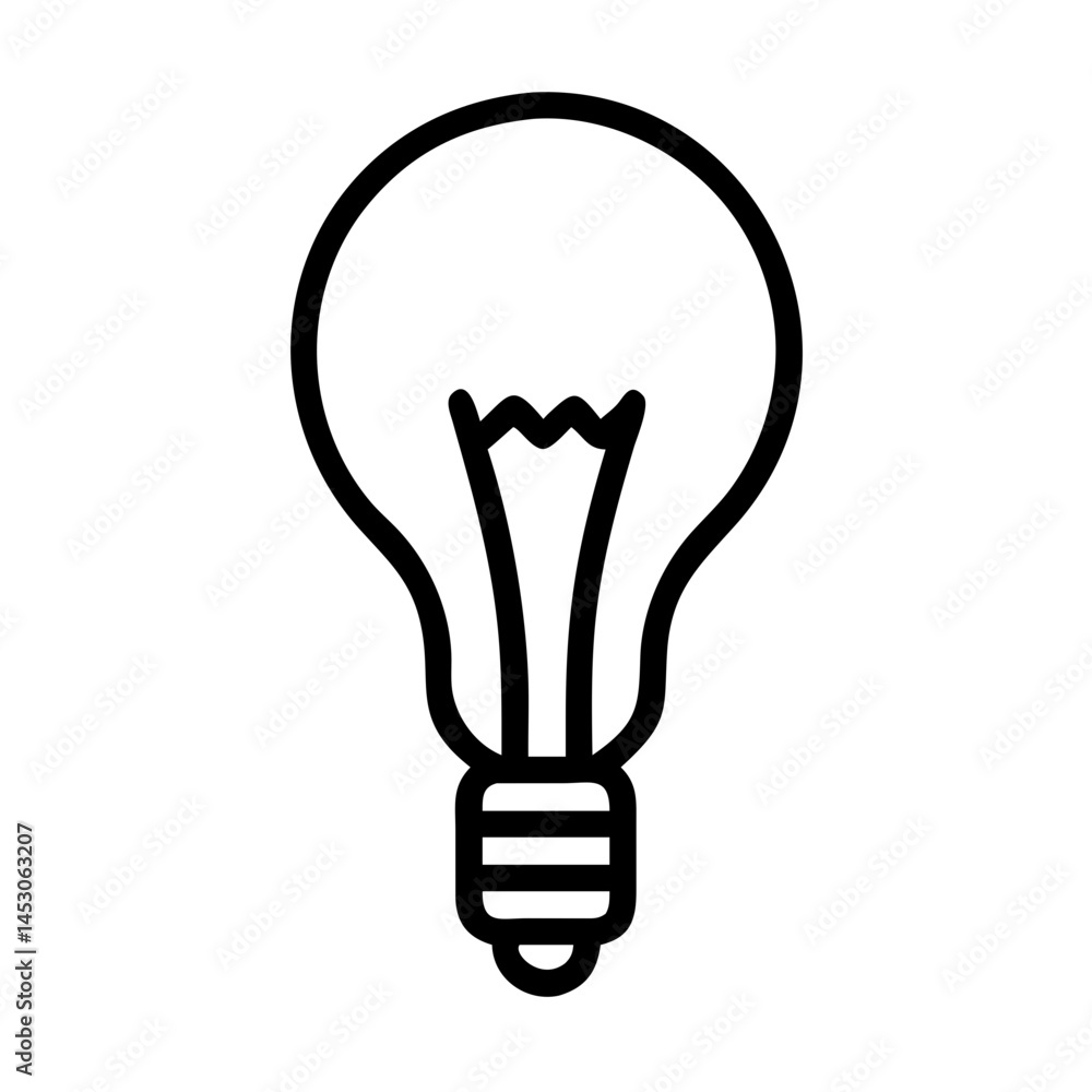 Icon of a Light Bulb Icon of a Light Bulb