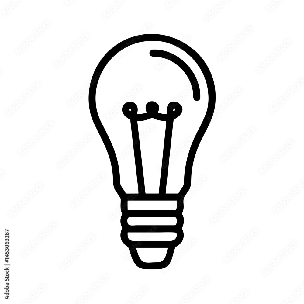 Icon of a Light Bulb Icon of a Light Bulb