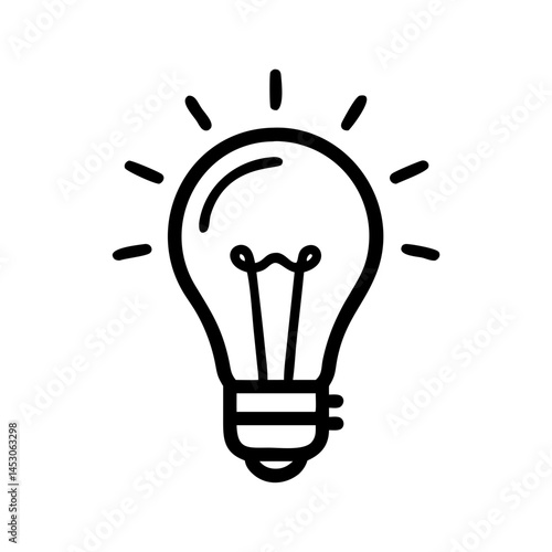 Icon of a Light Bulb
