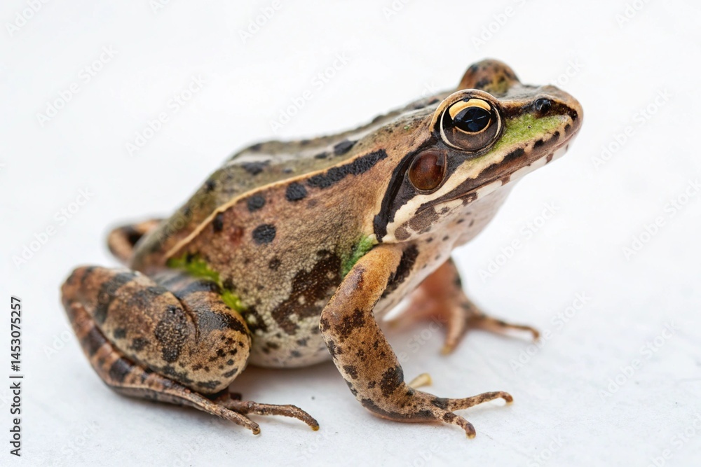 Fototapeta premium boreal chorus frog isolated on white background