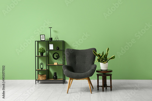 Modern interior design with...