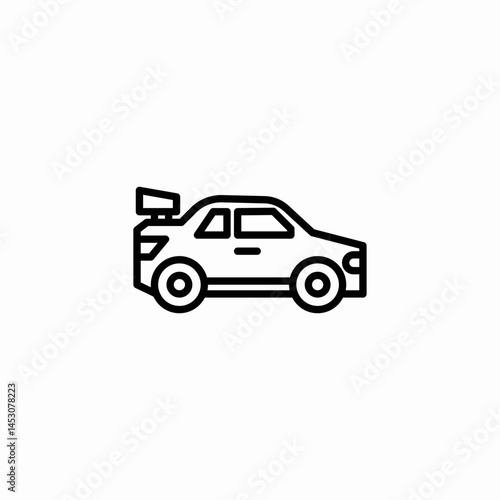 car auto icon sign vector