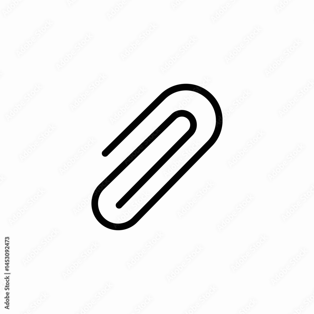 paper clip icon sign vector paper clip icon sign vector