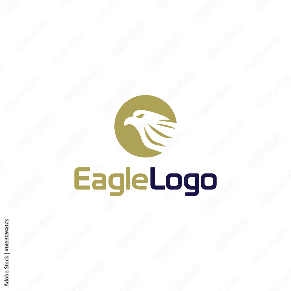 Obraz premium Eagle Logo Design Symbols Simple